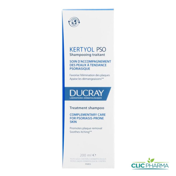 DUCRAY KERTYOL P.S.O SHAMPOOING TRAITANT REEQUILIBRANT 200ML
