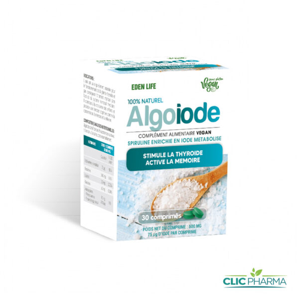 EDEN LIFE ALGOIODE (30 COMPRIMÉS)