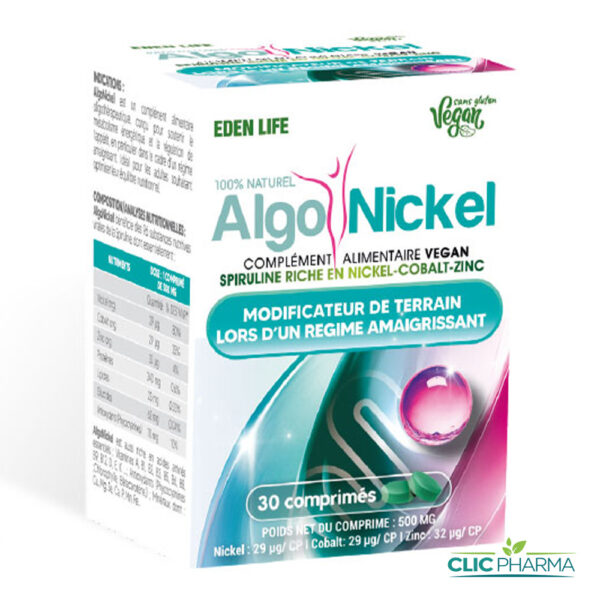 EDEN LIFE ALGONICKEL (30 COMPRIMES)