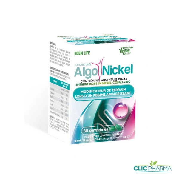 EDEN LIFE ALGONICKEL (30 COMPRIMÉS)