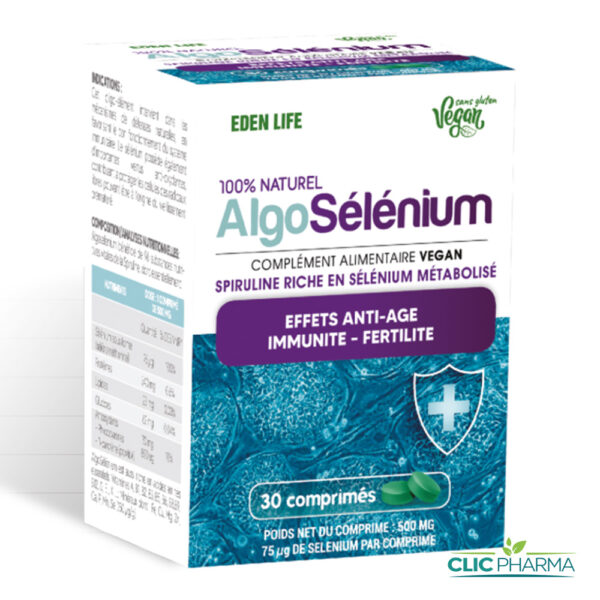 EDEN LIFE ALGO SELENIUM (30 COMPRIMES)