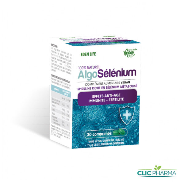 EDEN LIFE ALGO SÉLÉNIUM (30 COMPRIMÉS)
