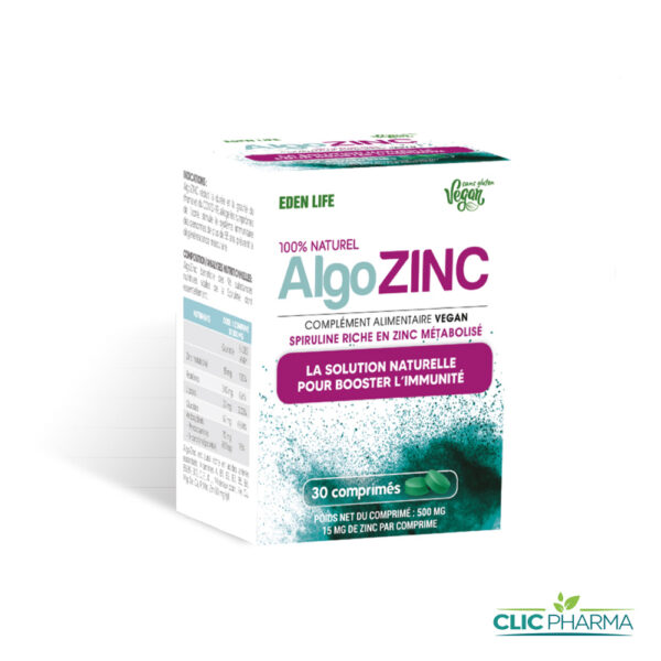 EDEN LIFE ALGOZINC (30 COMPRIMÉS)