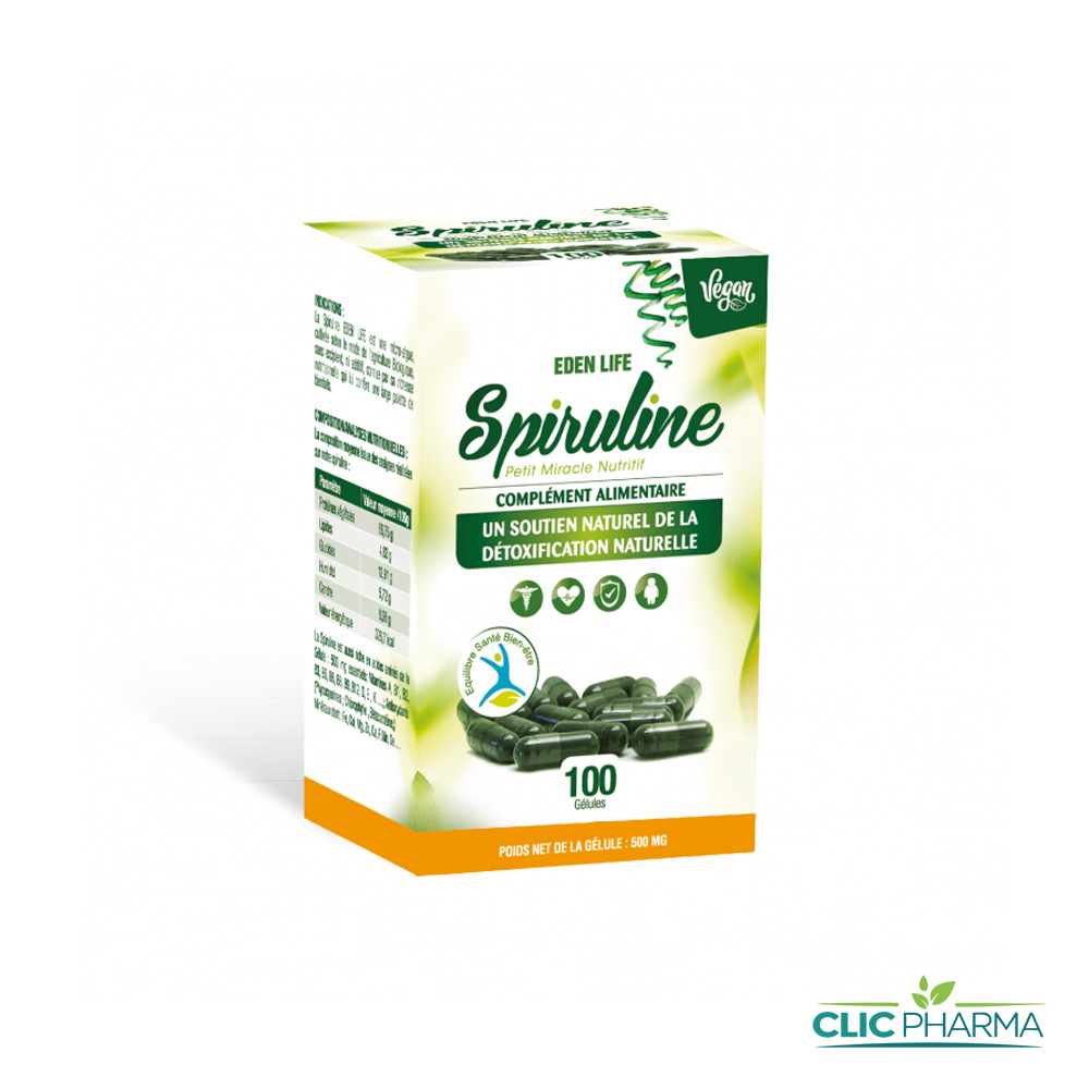 EDEN LIFE SPIRULINE GELUL B100