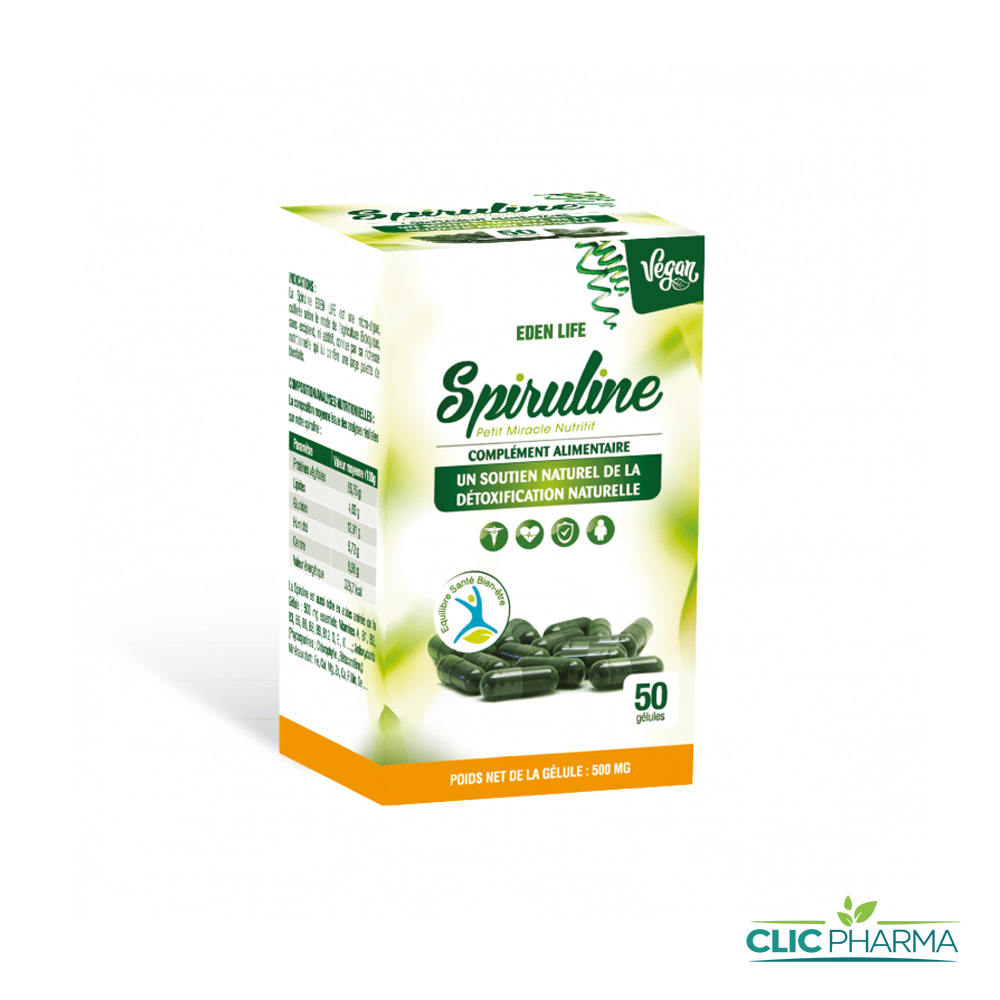 EDEN LIFE SPIRULINE GELUL B50