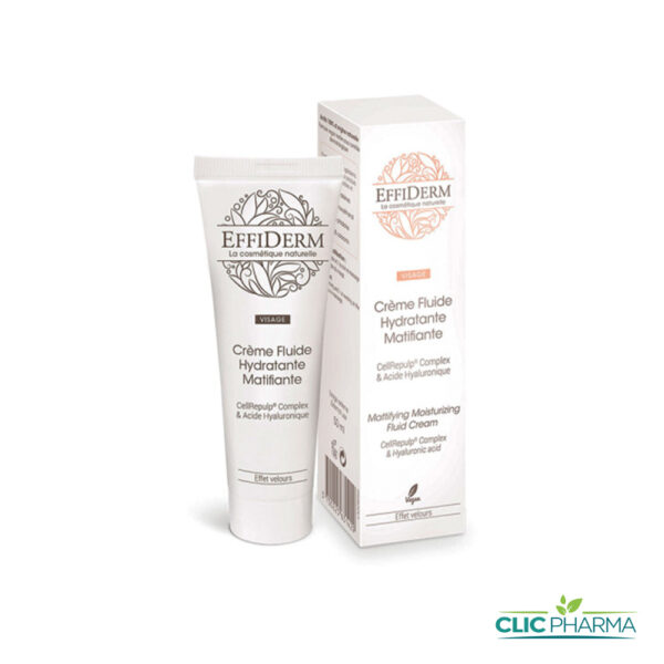 EFFIDERM CREME FLUIDE HYDRATANTE MATIFIANTE 50ML