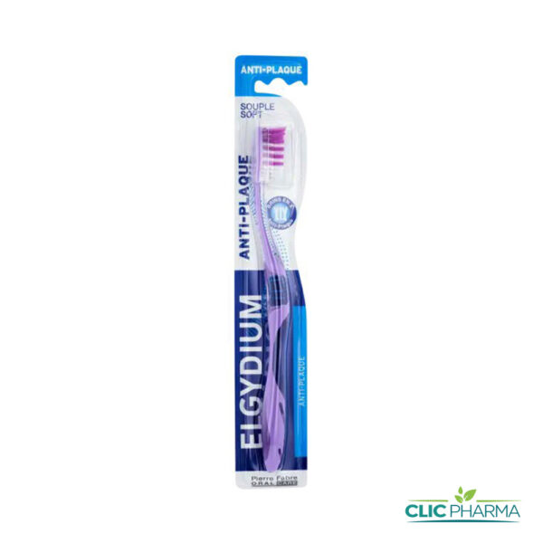 ELGYDIUM BROSSE À DENTS ANTI-PLAQUE SOUPLE