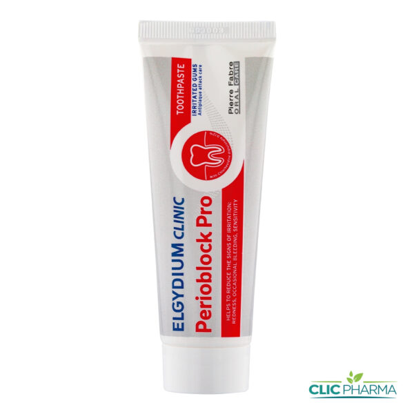 ELGYDIUM CLINIC PERIOBLOCK PRO DENTIFRICE GENSIVES IRRITEES 50ML