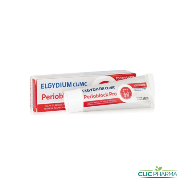 ELGYDIUM CLINIC PERIOBLOCK PRO DENTIFRICE GENSIVES IRRITÉES 50ML