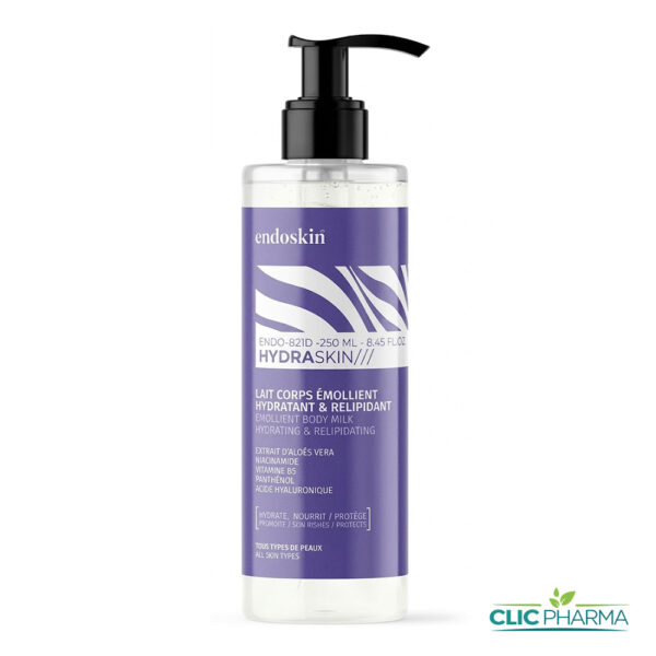 ENDOSKIN HYDRASKIN LAIT DE CORPS EMOLLIENT HYDRATANT 250ML
