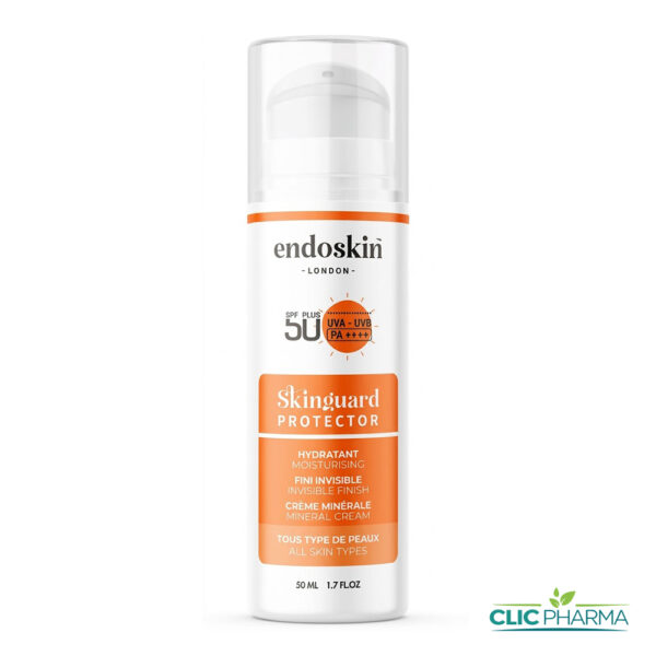 ENDOSKIN SKINGUARD ECRAN HYDRATANT INVISIBLE SPF50+ 50ML