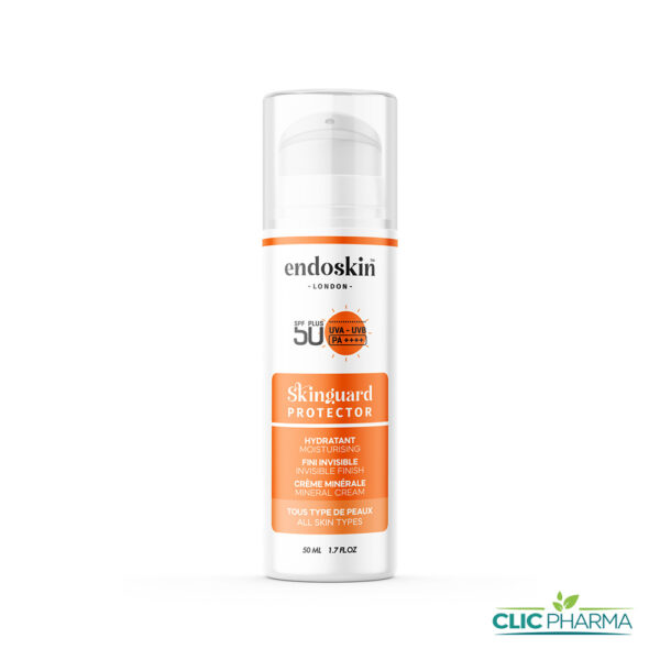 ENDOSKIN SKINGUARD ECRAN HYDRATANT INVISIBLE SPF50+ 50ML
