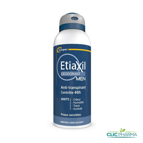 ETIAXIL DEODORANT HOMME ANTI-TRANSPIRANT CONTROLE 48H 150ML
