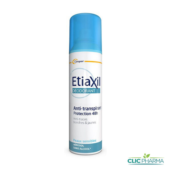 ETIAXIL DEODORANT ANTI-TRANSPIRANT PROTECTION 48H PEAUX SENSIBLES 150ML