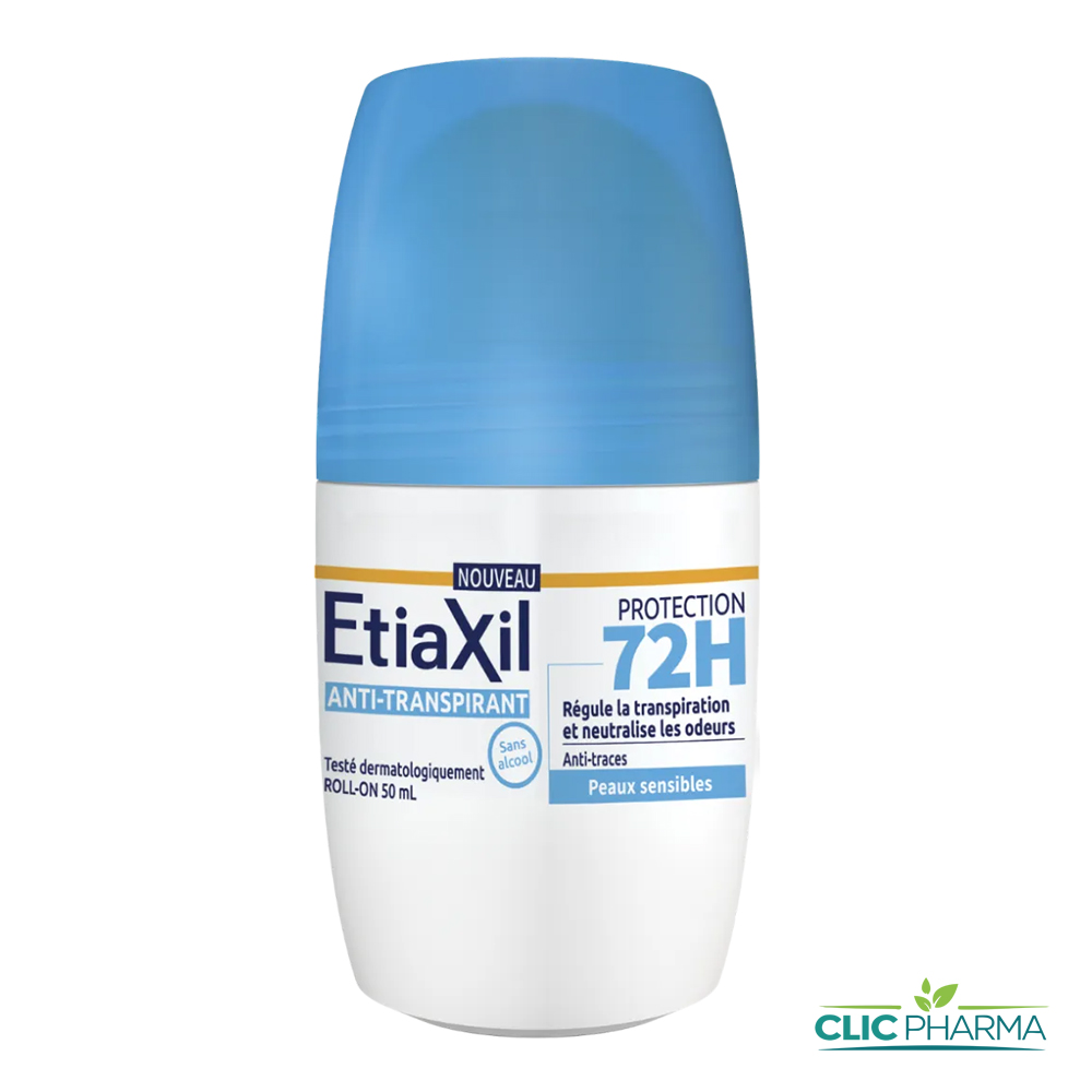ETIAXIL DEODORANT ANTI-TRANSPIRANT 48H P SENS ROLL-ON 50ML