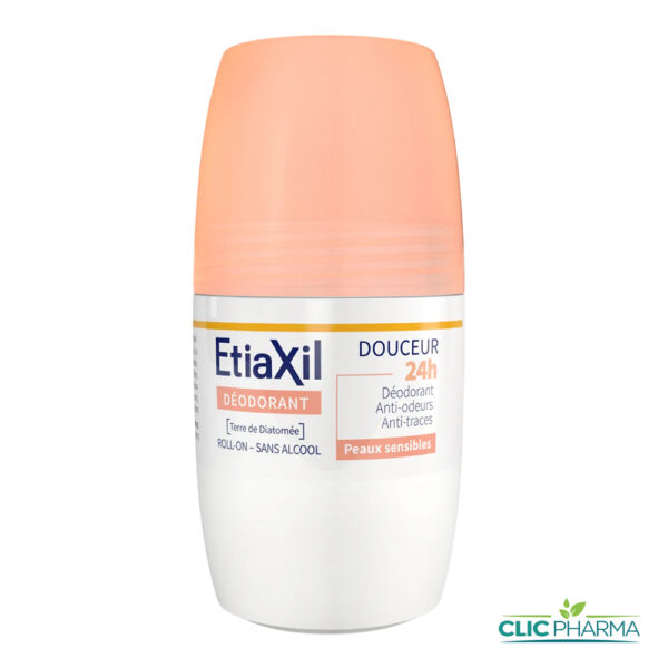 ETIAXIL DEODORANT DOUCEUR 48H PEAUX SENSIBLES ROLL-ON 50ML