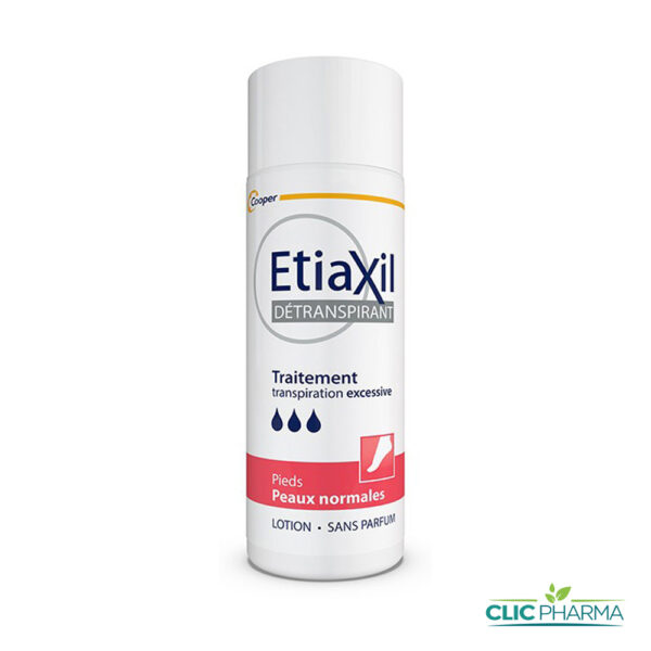 ETIAXIL DETRANSPIRANT LOTION TRAITEMENT POUR PIEDS PEAUX NORMALES 100ML