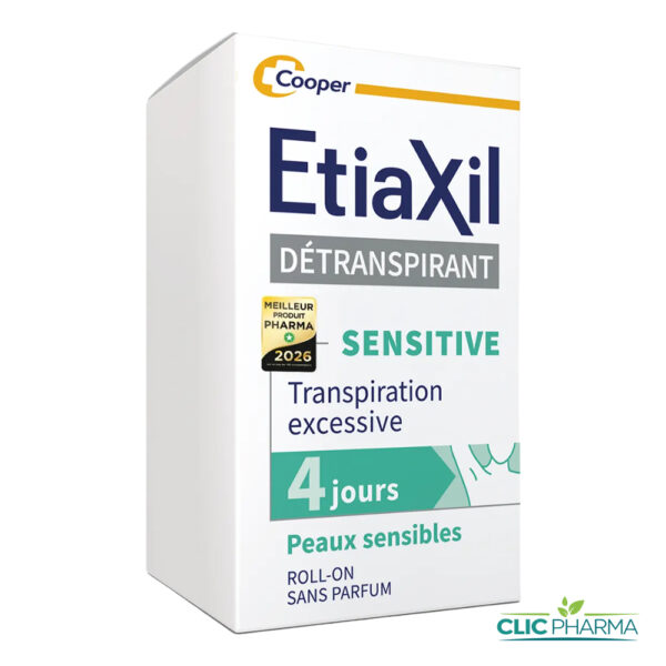 ETIAXIL DETRANSPIRANT VERT ROLL-ON PEAUX SENSIBLES 15ML