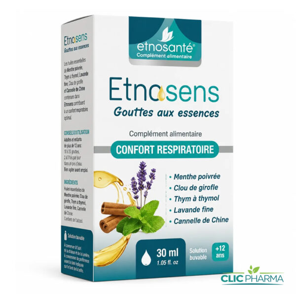 ETNOSENS SOLUTION BUVABLE CONFORT RESPIRATOIRE 30ML