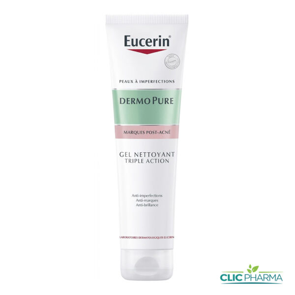 EUCERIN DERMOPURE GEL NETTOYANT TRIPLE ACTION 150ML