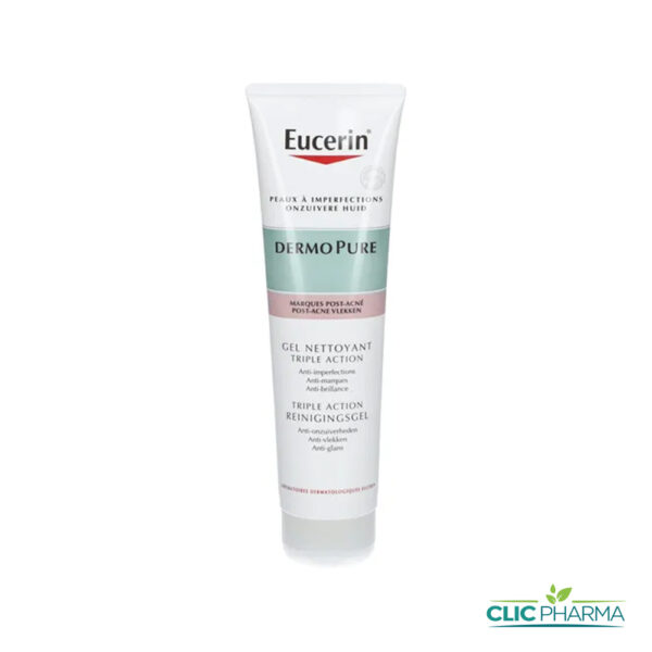 EUCERIN DERMOPURE GEL NETTOYANT TRIPLE ACTION 150ML