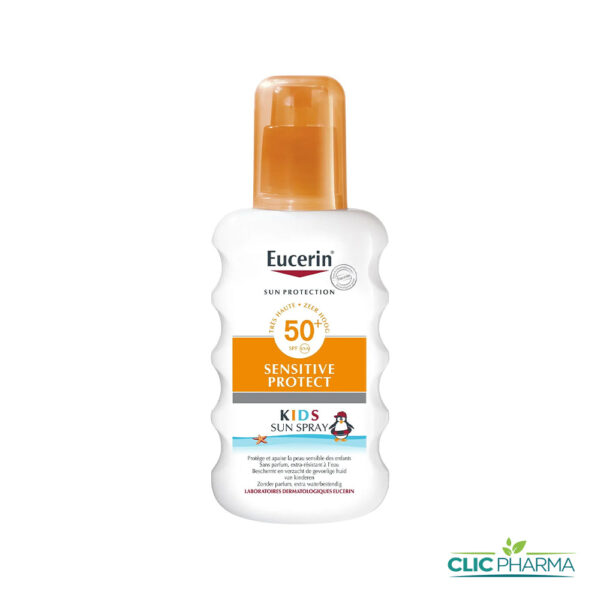 EUCERIN ECRAN KIDS SENSITIVE PROTECT TRANSPARENT SPF50+ SPRAY 200ML