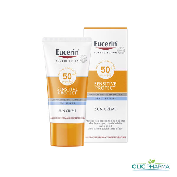 EUCERIN ECRAN SENSITIVE PROTECT SUN CRÈME SPF50 50ML