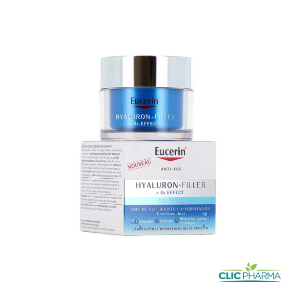 EUCERIN HYALURON FILLER + 3 EFFECT GEL CRÈME SOIN DE NUIT 50ML
