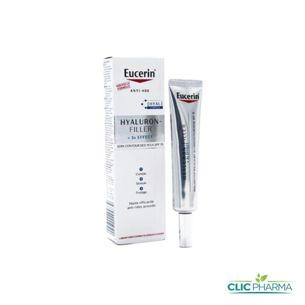 EUCERIN HYALURON FILLER + 3 EFFECT SOIN CONTOUR DES YEUX SPF15 15ML