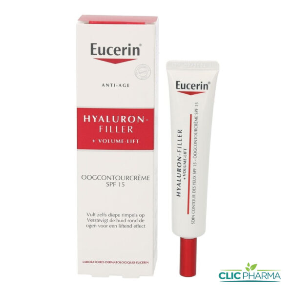 EUCERIN HYALURON FILLER + VOLUME LIFT SOIN CONTOUR DES YEUX SPF15 15ML