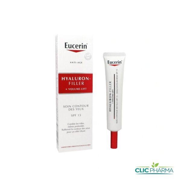 EUCERIN HYALURON FILLER + VOLUME LIFT SOIN CONTOUR DES YEUX SPF15 15ML