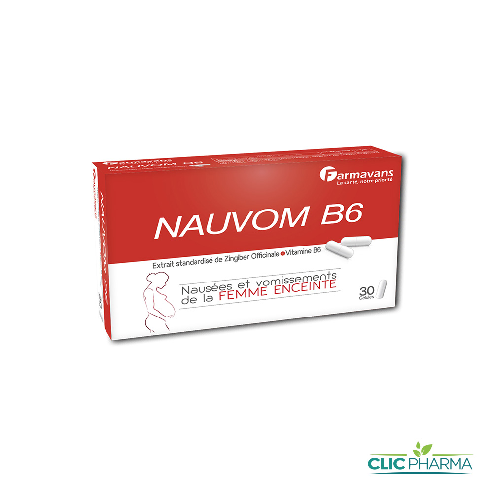 FARMAVANS NAUVOM B6 NAUSEES GELULE B30