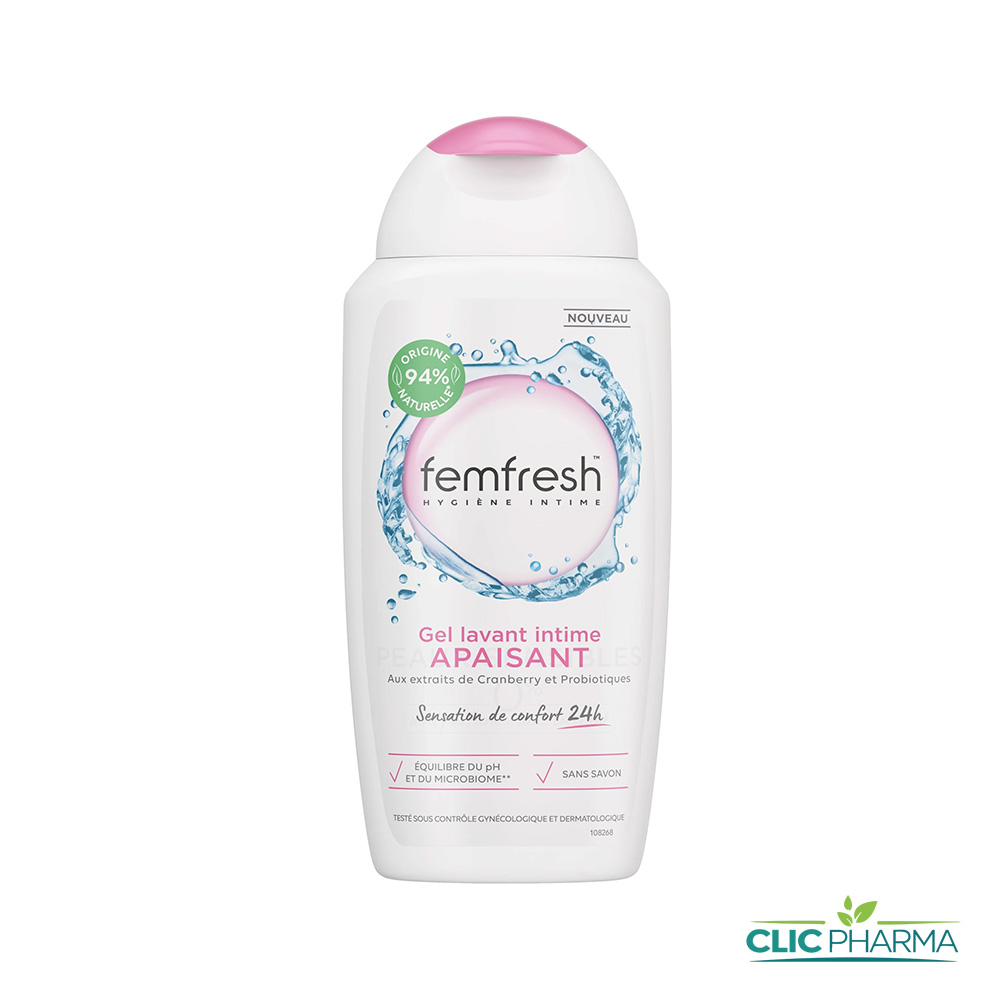 FEMFRESH GEL LAVANT INTIME APAISANT 250ML