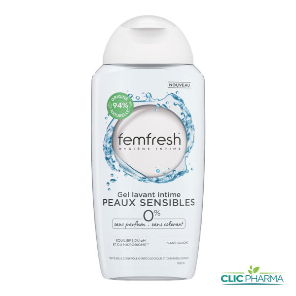 FEMFRESH GEL LAVANT INTIME PEAUX SENSIBLES 250ML