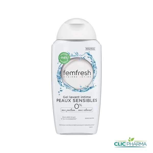 FEMFRESH GEL LAVANT INTIME PEAUX SENSIBLES 250ML
