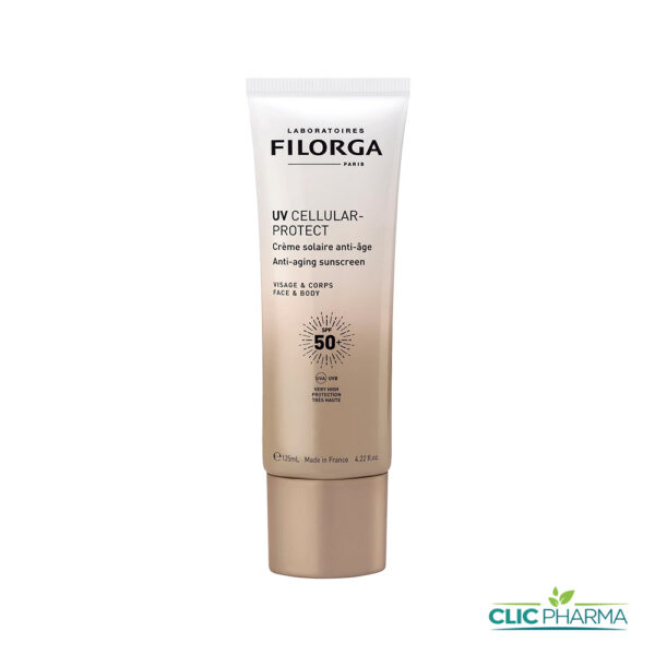 FILORGA UV CELLULAR PROTECT CREME SOLAIRE ANTI-AGE VISAGE CORPS SPF50+ 125ML