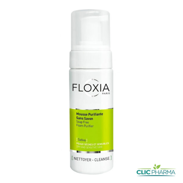 FLOXIA MOUSSE PURIFIANTE SANS SAVON SATIVA 150ML