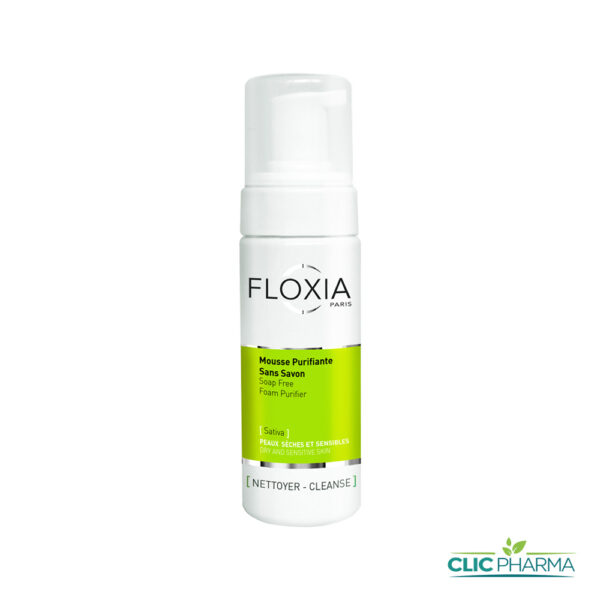 FLOXIA MOUSSE PURIFIANTE SANS SAVON SATIVA 150ML