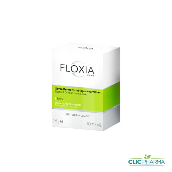 FLOXIA SAVON DERMOCOSMETIQUE NOURRISSANT SATIVA 125G