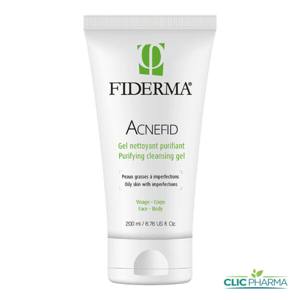 Fiderma ACNEFID GEL NETTOYANT PURIFIANT PEAUX GRASSES 200ML