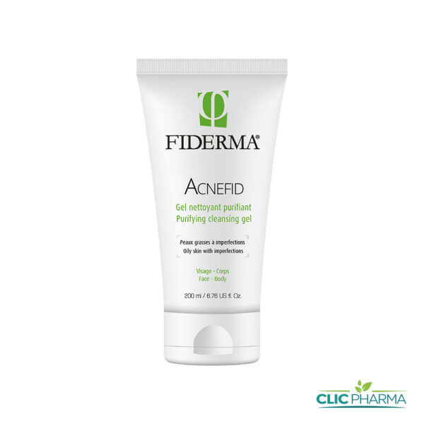 Fiderma ACNEFID GEL NETTOYANT PURIFIANT PEAUX GRASSES 200ML