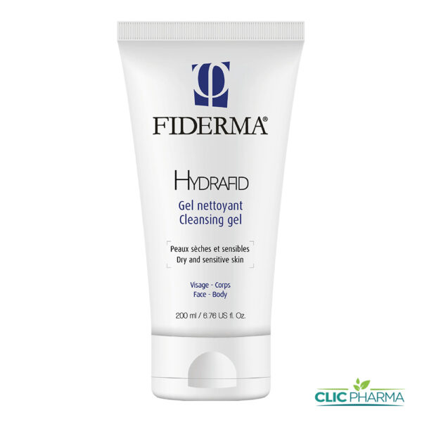 FIDERMA HYDRAFID GEL NETTOYANT PEAUX SECHES ET SENSIBLES 200ML