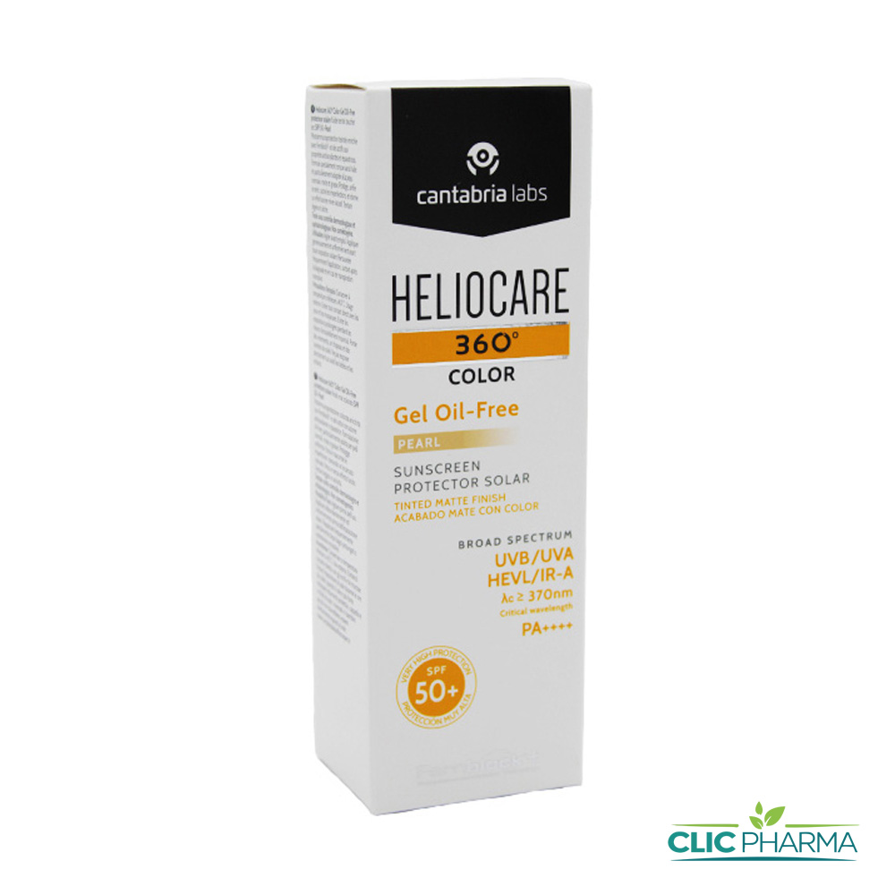 HELIOCARE 360 GEL TEINT OIL-FREE SPF50 PEARL 50ML