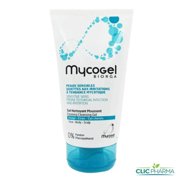 BIORGA MYCOGEL GEL NETTOYANT MOUSSANT 150ML