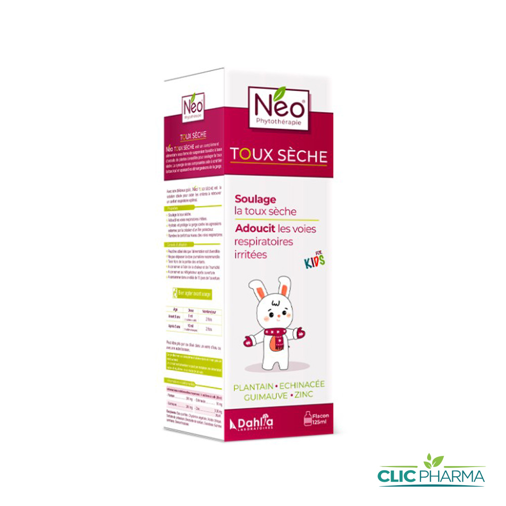 NEO TOUX SECHE SIROP KIDS 125 ML