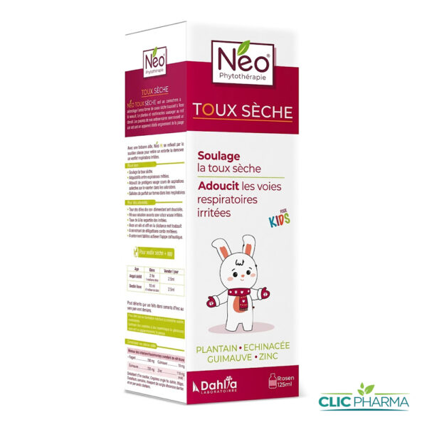 NEO TOUX SECHE SIROP KIDS 125 ML