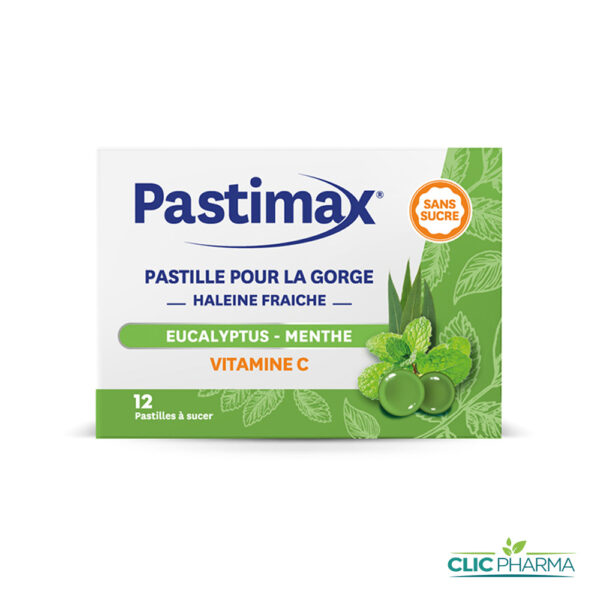 PASTIMAX EUCALYPTUS MENTHE (12 PASTILLES A SUCER)