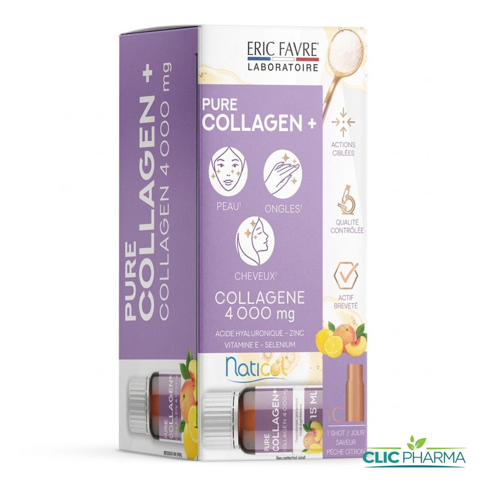 PURE COLLAGEN+ PEAU ONGLES CHEVX DOSE 15MLX10