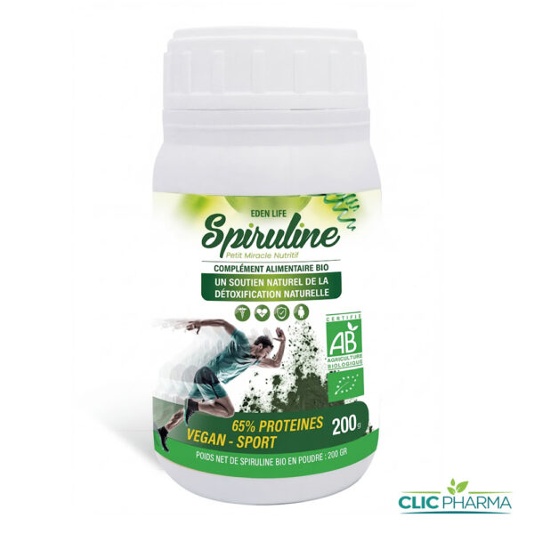 EDEN LIFE SPIRULINE EN POUDRE 200GR