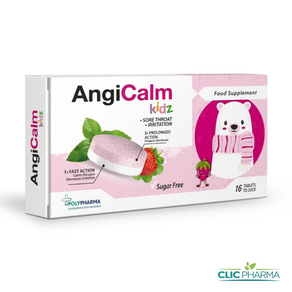 ANGICALM KIDZ SANS SUCRE (16 PASTILLES)